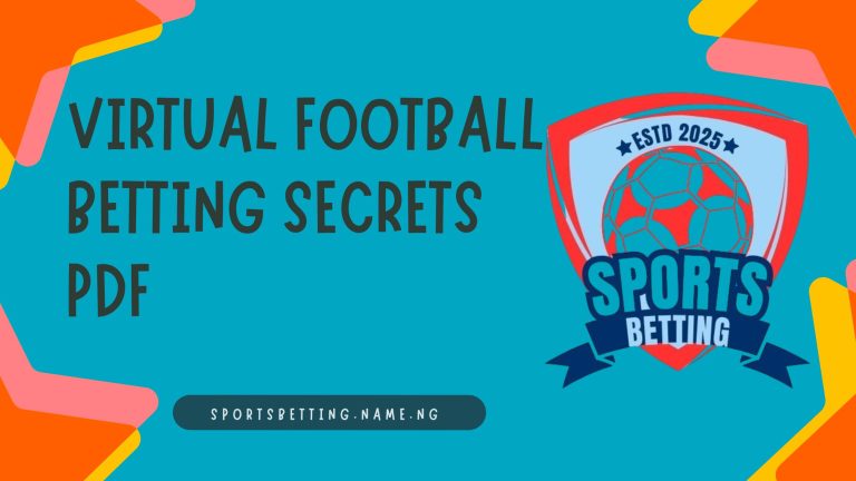 Virtual Football Betting Secrets PDF